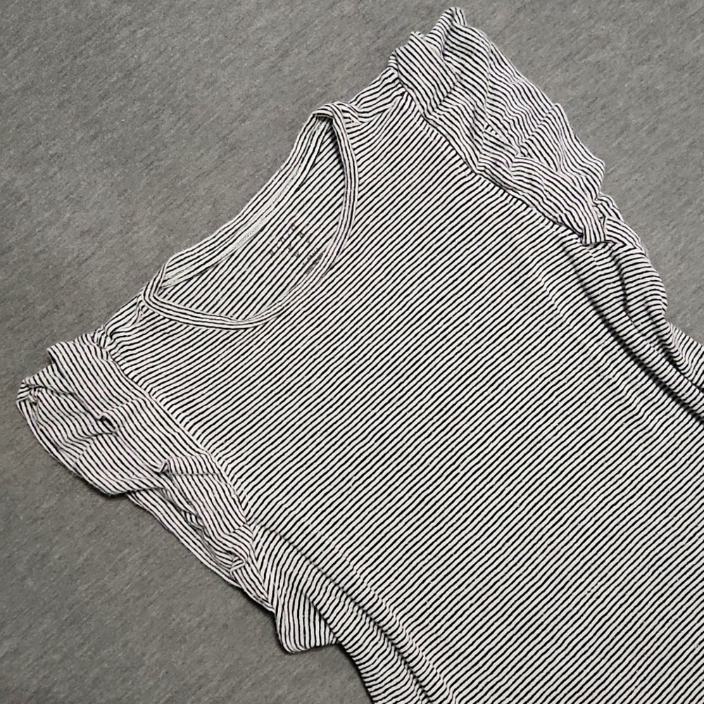 🔴 🆓️ FREE* A New Day Ruffle Sleeve Striped Summer Tank Top Blouse Shirt